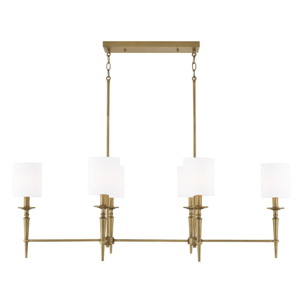 Erina Chandelier, Chandelier, Aged Brass