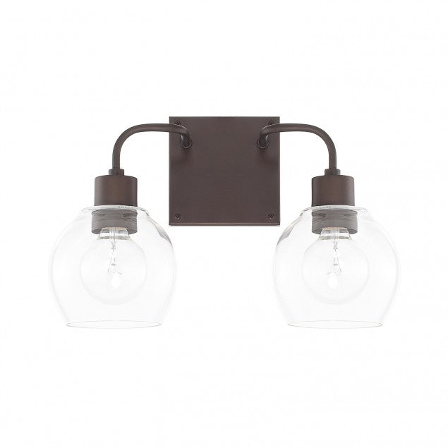 Capital Lighting Bronze 2 Light Tanner Vanity Light 120021BZ-426