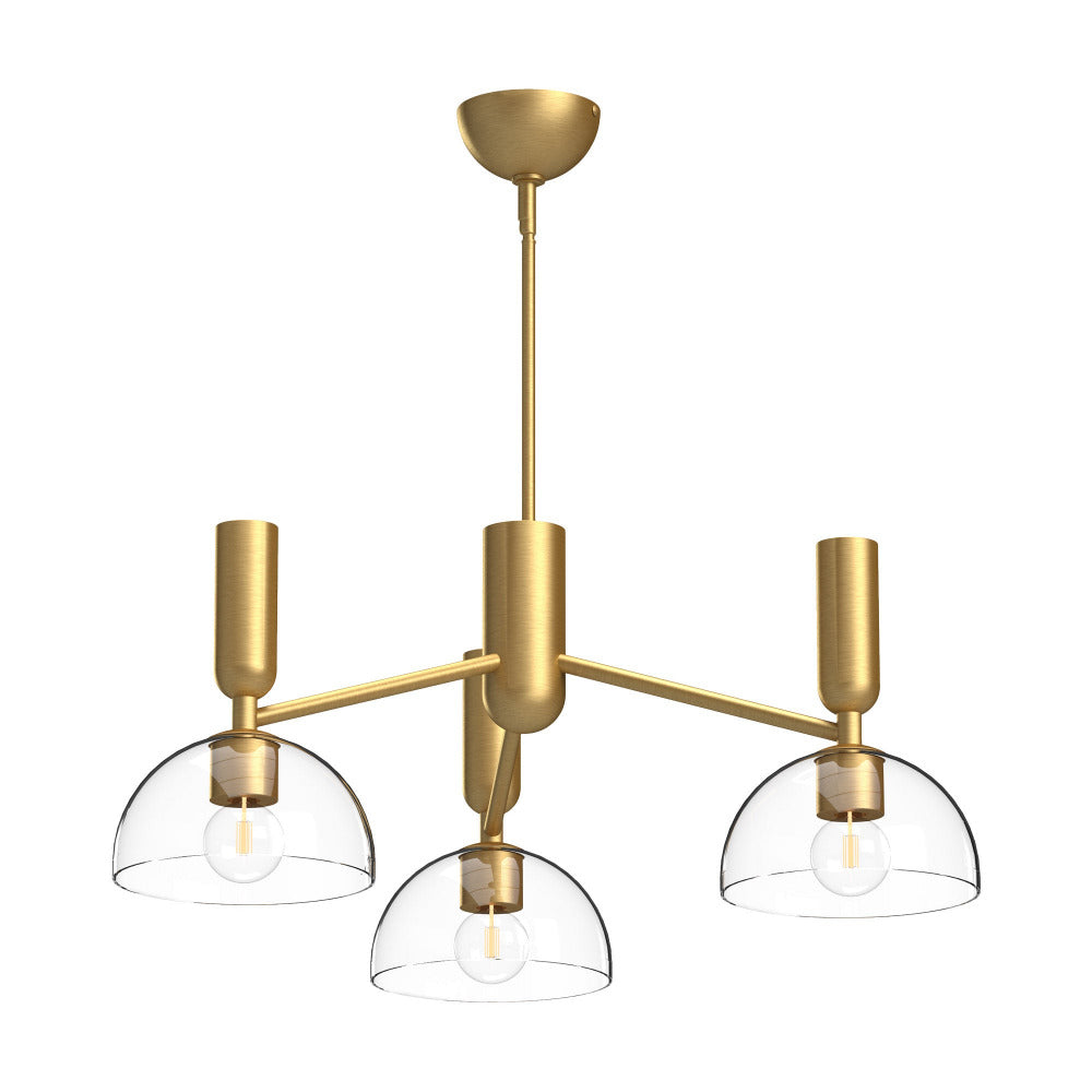 Sawyer Chandelier , Chandelier, Brushed Gold
