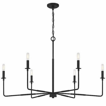 Harrison Chandelier, Chandelier, Matte Black