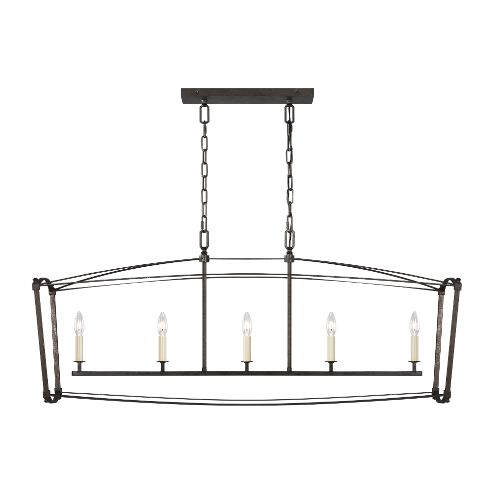 Portland Open Cage Linear Chandelier