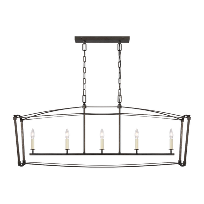 Portland Open Cage Linear Chandelier
