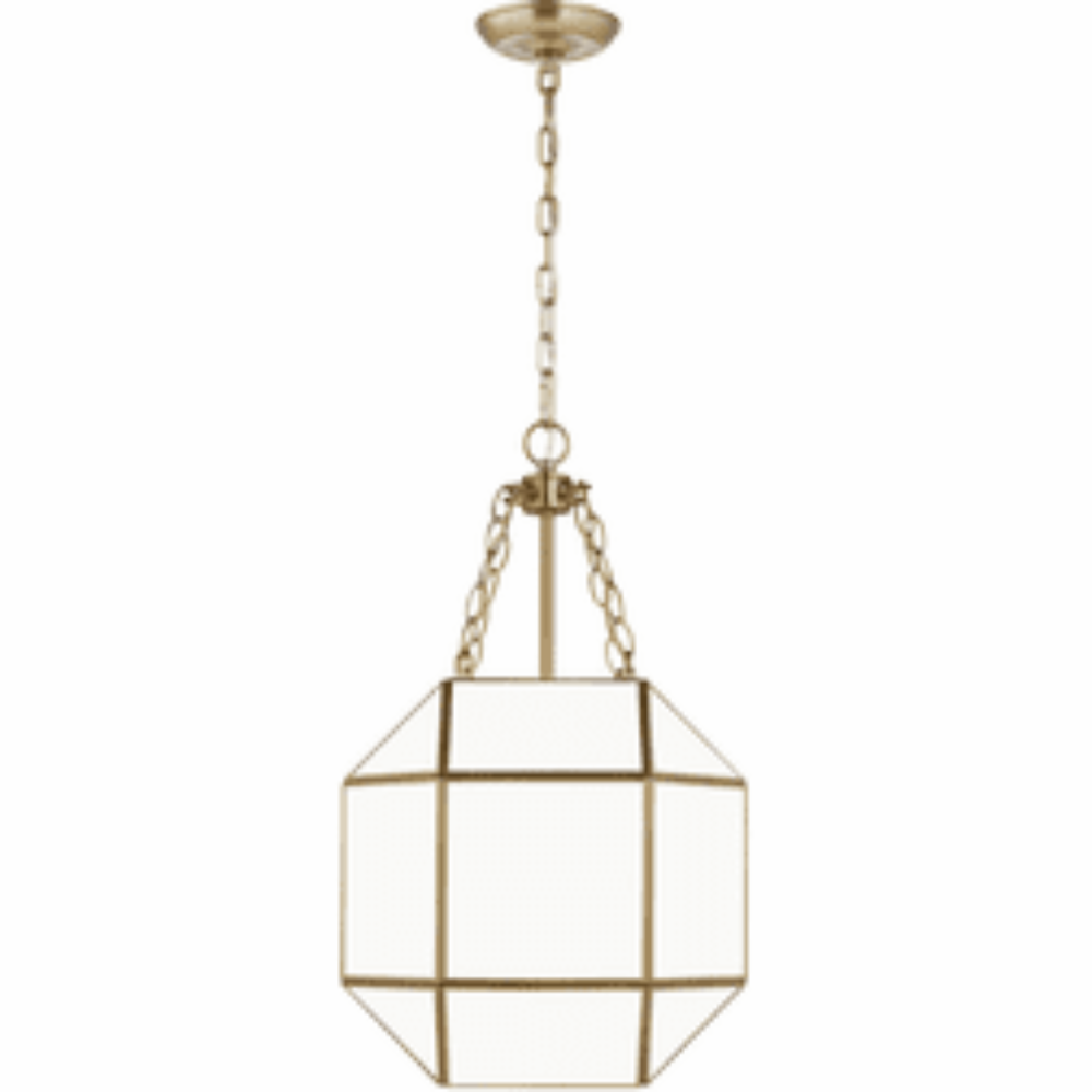 Doja Brass Lantern, Lantern, Satin Brass