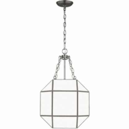 Doja Nickel Lantern, Lantern, Antique Brushed Nickel